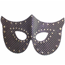 Juguete de sexo para las parejas Bdsm Juego Cuero Eye Hollow Sex Eye Mask